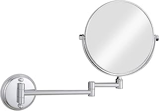 Espejo de maquillaje montado en la pared, aca...