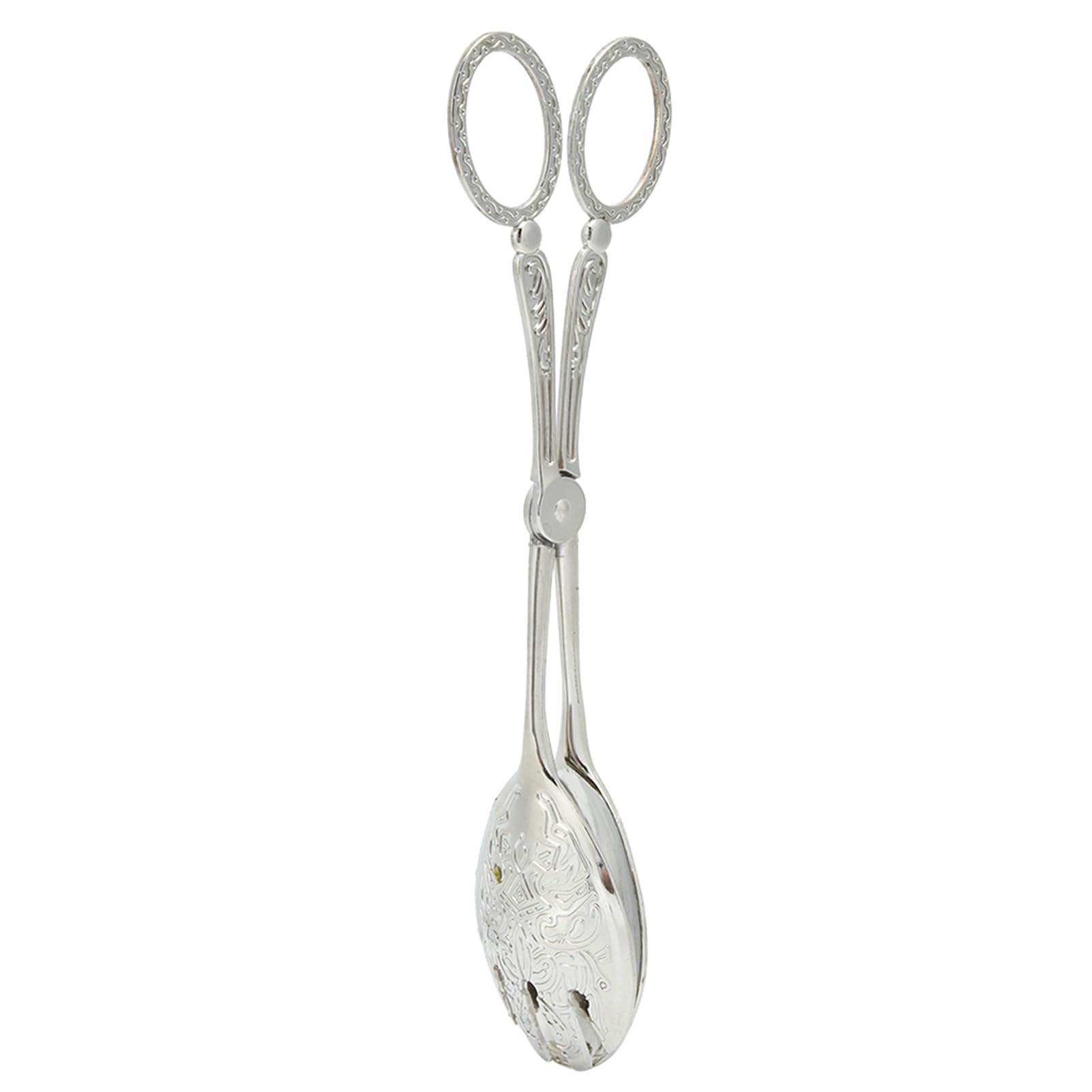 Cocoarm Clip para Alimentos, Herramienta de Cocina de Aleación de Zinc, Pinzas de Pan Multifuncionales para Hornear y Servir, 9,1 Pulgadas de Longitud (SILVER)