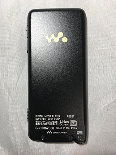 SONY ウォークマン Sシリーズ 16GB ブラック NW-S755/B