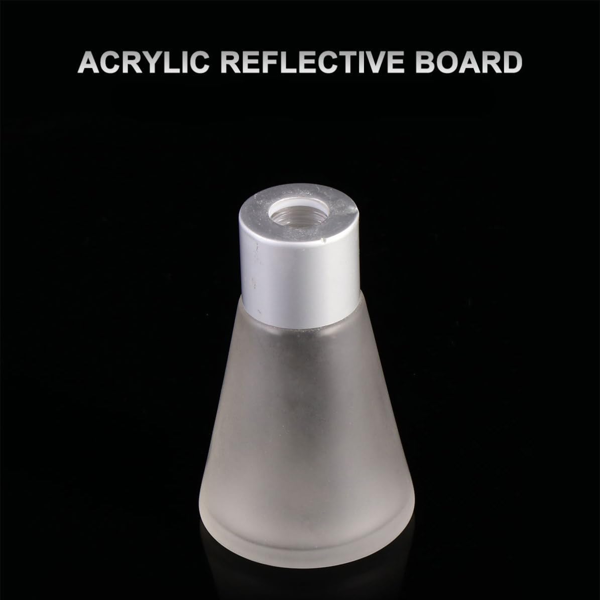 Reflector para Fotografía de Acrílico Negro Superficie Lisa y Difusor de Luz Adecuado para Exhibición y Protección de Objetos en Estudio