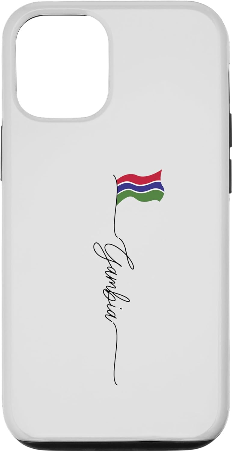 Gambia flag, Gambian Flag, Africa, Gambian patriotic flag Case for iPhone 12/12 Pro