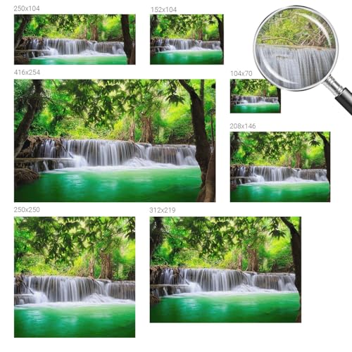 Estampados de cascada en papel pintado autoadhesivo lavable de fácil colocación 6