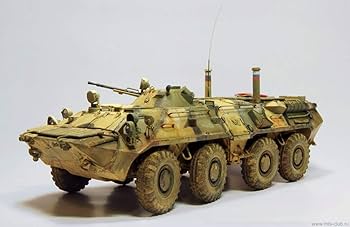 Amazon | ズベズダ 1/35 BTR-80 ロシア兵員 輸送車 プラモデル