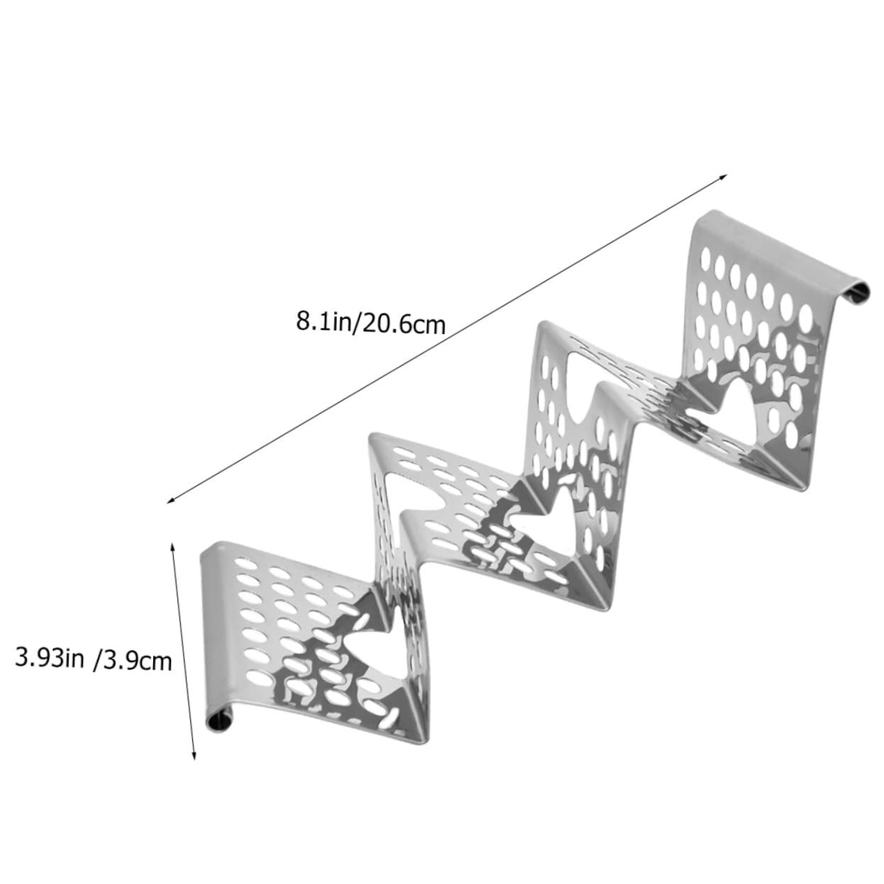 Unomor Home Metal Taco Rack Chicken Roll Holder Stainless Steel Food Holder Easy Storage