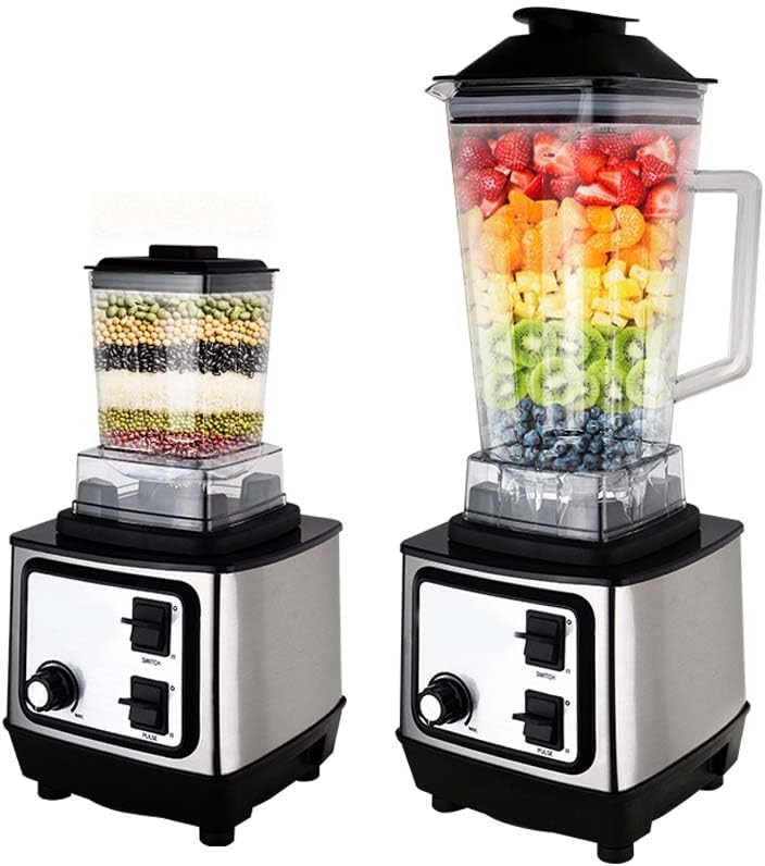 SC-2255 Multi-Purpose Juicer and Mixer, 2-in-1 Professional Blender and Food Processor, Silver Coat, for Commercial Kitchens