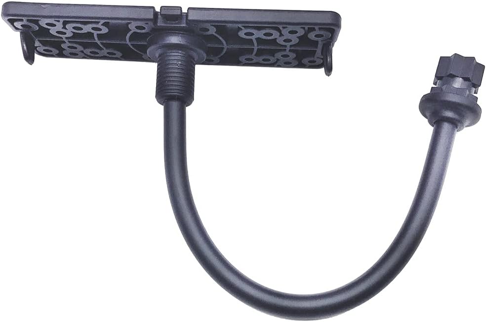 Perfeclan Nylon Fish Mount with Hose Electronic Mounting Base Plate Universal Supporter for Series Fishing Boat