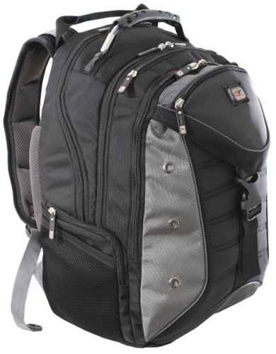 Negro Inca Mochila ordenador portátil de 17 pulgadas de Gino Ferrari