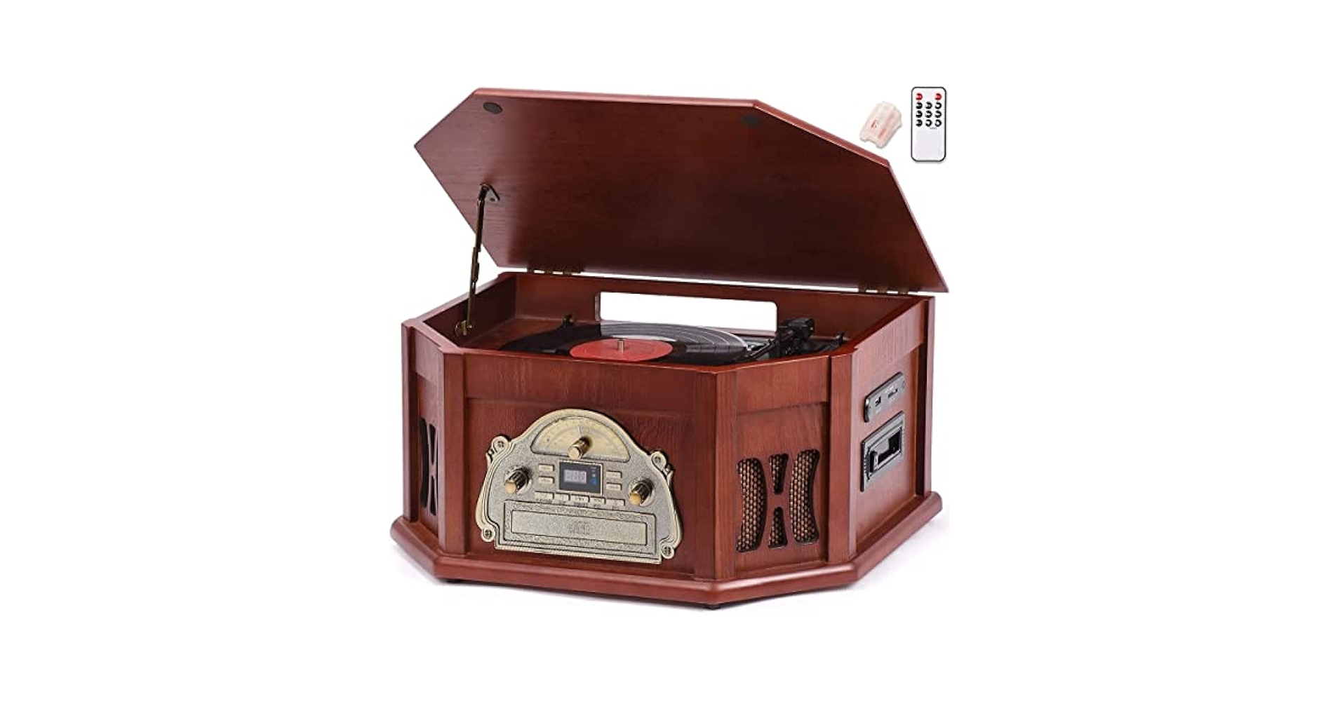 Amazon.com: ORCC 10-in-1 Record Player, Nostalgic Turntable