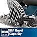 BOSCH CS10 15 Amp Circular Saw 7-1/4 Inch Blade 0-56 Degree Bevel Capacity, 120 Volt