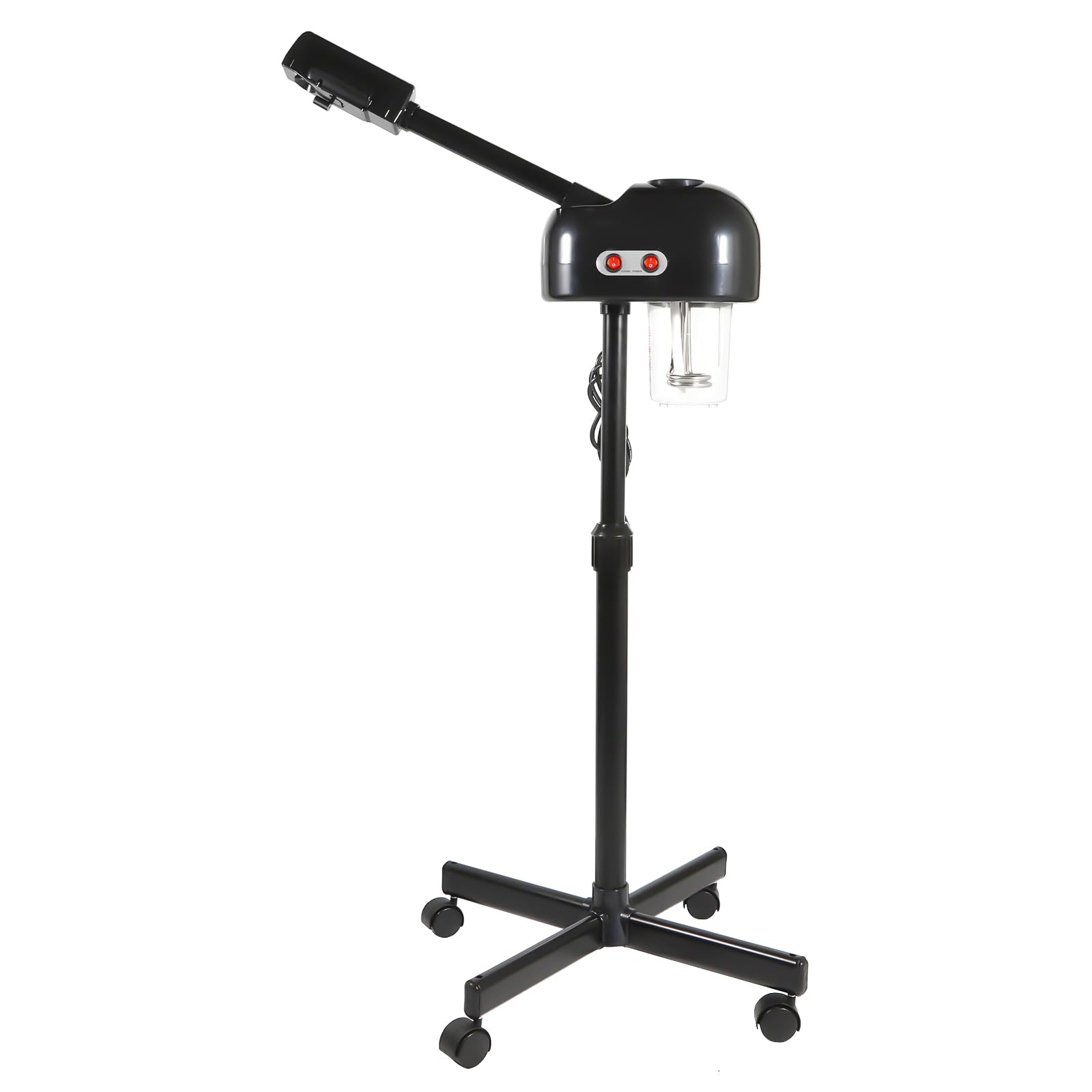 Parowar do twarzy, 650 W, 220 V, sauna do twarzy, SPA, urządzenie do pielęgnacji twarzy, urządzenie parowe do twarzy, do szpitali, salonów kosmetycznych, użytku domowego, kolor czarny
