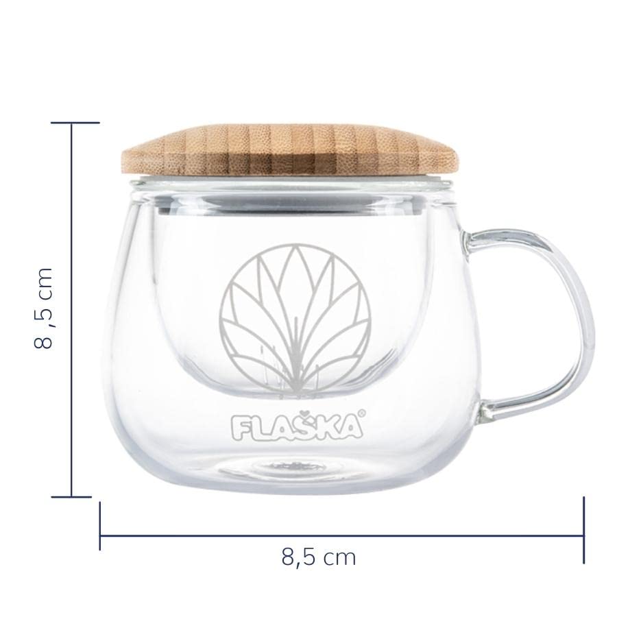 Gobelet en verre pour thé Flaska 300 ml de haute qualité - 4