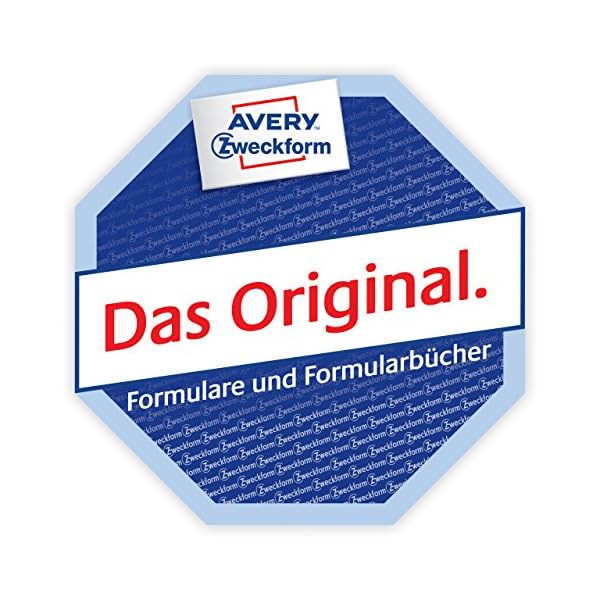 AVERY Zweckform 1755 Einnahme-/Ausgabebeleg (A6 quer, selbstdurchschreibend, von Rechtsexperten geprüft, für Deutschland… – Bild 10