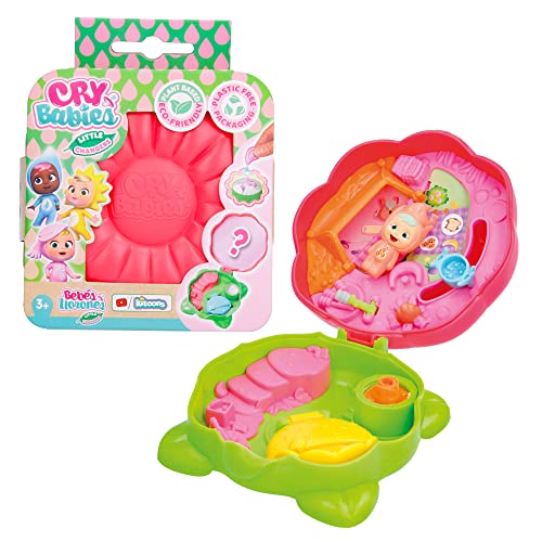 CRY BABIES Little Changers Sparky Collectible capsule in the shape of a Flower that includes a mini Doll - Image 2