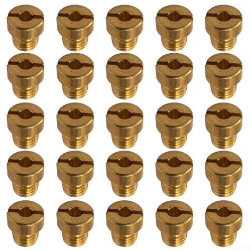 WIIYENA Lot de 25 jets principaux pour carburateurs Mikuni - Taille M6 (88, 90, 92, 95, 98)