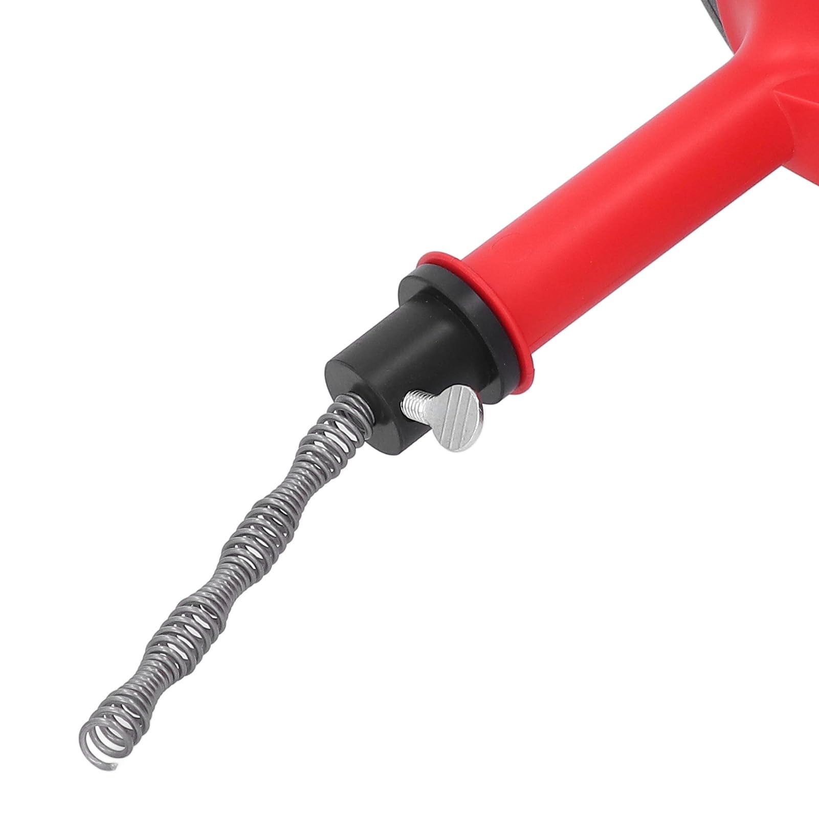 Coclea di Scarico in Acciaio Resistente, Sblocco per Tubi a Molla, Rimozione Intasamenti per, Bagno, Rosso, per Proprietari di Case, Diametro 1/2-3" (10 m/32,8 piedi)