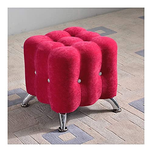 Pouf tissu polyvalent pour dressing et entrée moderne