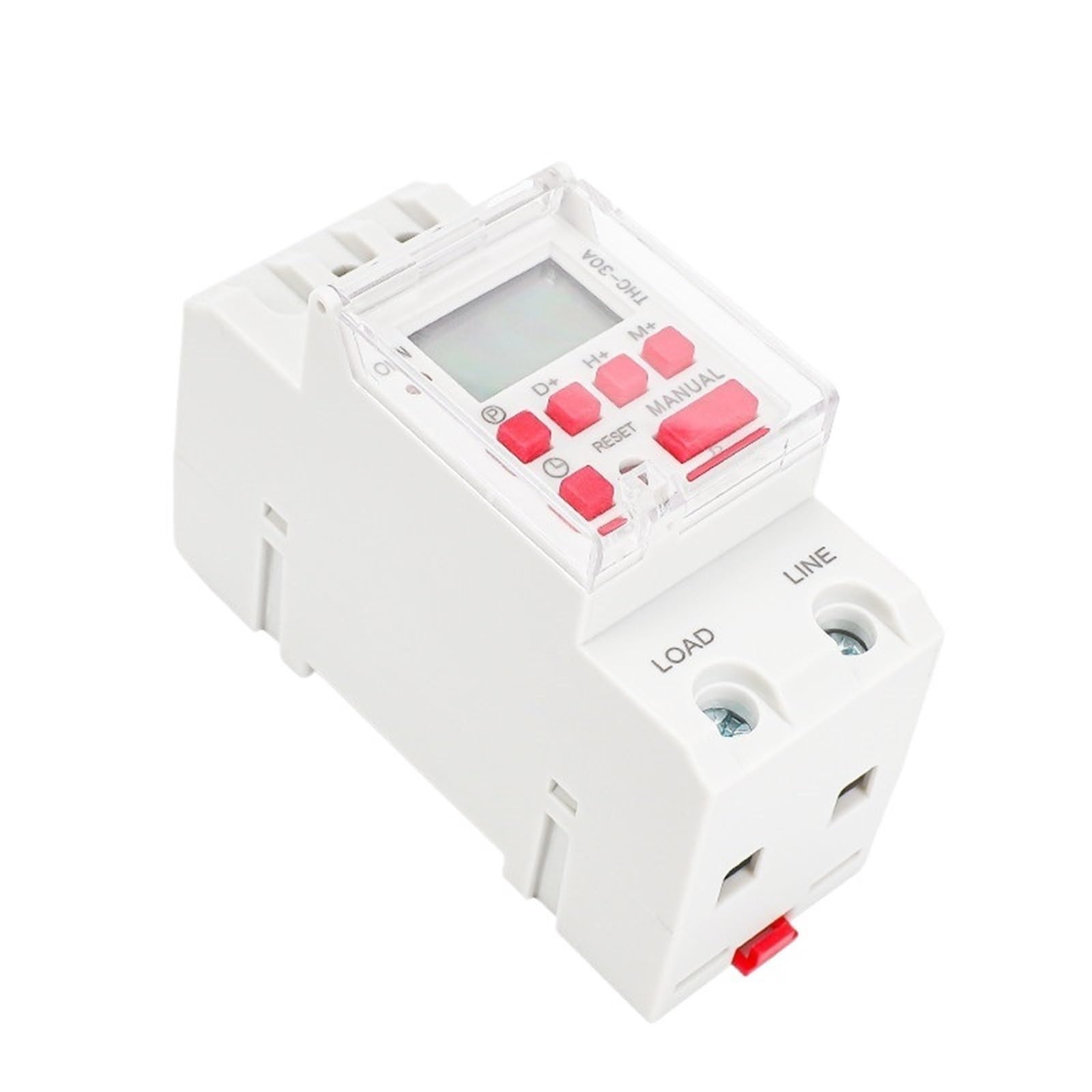 1PCS THC-15 Digital Timer Switch Weekly Programmable Timers 16A 20A 30A ACDC12V 24V 110V 220V 240V Timers(ACDC12V-16A)