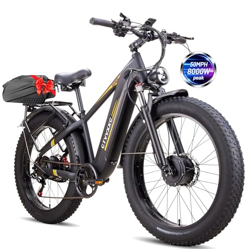 Electric Bike for Adults Men 50MPH - 8000W Peak Dual