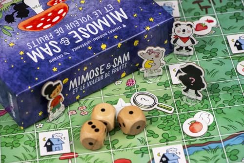 Mimose & Sam et le voleur de Fruits - Jeu de plateau y deducción miniatura 3