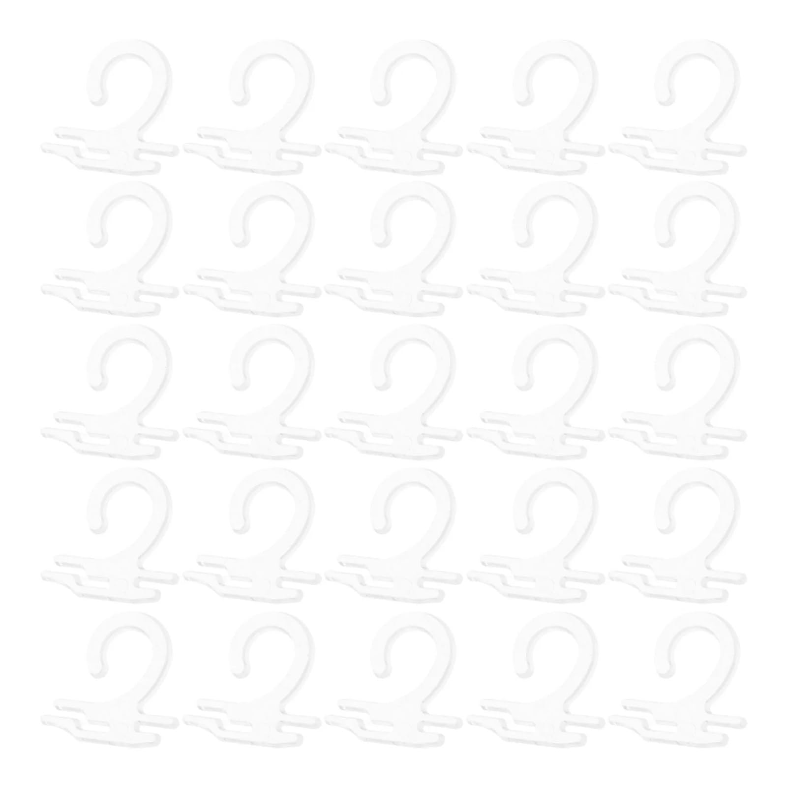 Vaeltor One Color 1000Pcs Transparent Hangers Socks Retail Display Hooks Plastic Sock Hanger Packaging Retail Store Supplies Sock Hanger