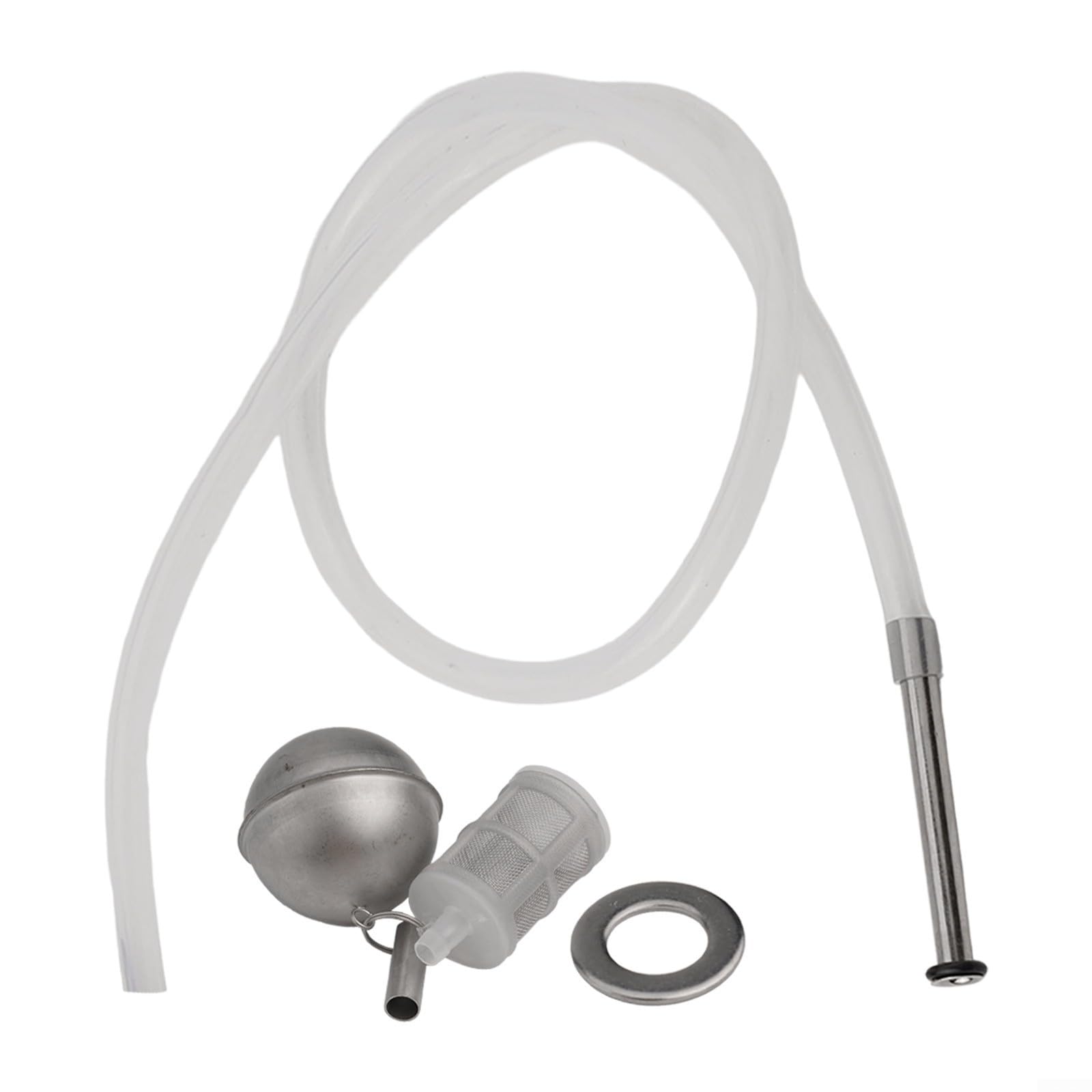 Zilimontt Schwimmendes Dip-Röhren-Set, Heimbrau-Bier, FermZilla Ball, schwimmendes Bierfass flüssiges Tauchrohr mit schwimmendem Tauchrohrfilter und 78,9 cm Silikon-Tauchrohr