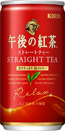 キリン 午後の紅茶 ストレートティー 185g缶×20本×2ケース(40本)