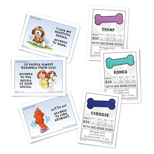 Late for The Sky Beagle-Opoly Juego de Mesa miniatura 3