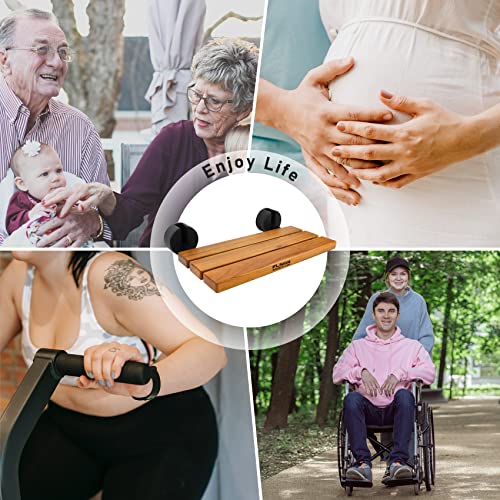 20" Folding Teak Shower Seat Wall Mounted,Fold Down Shower Seat,Foldable Shower Bench,Home Care Teak Shower Seat Bench For Inside Shower,Folding Shower Seat Bench,Wall Mount Shower Seat Bench Chair #TOP6