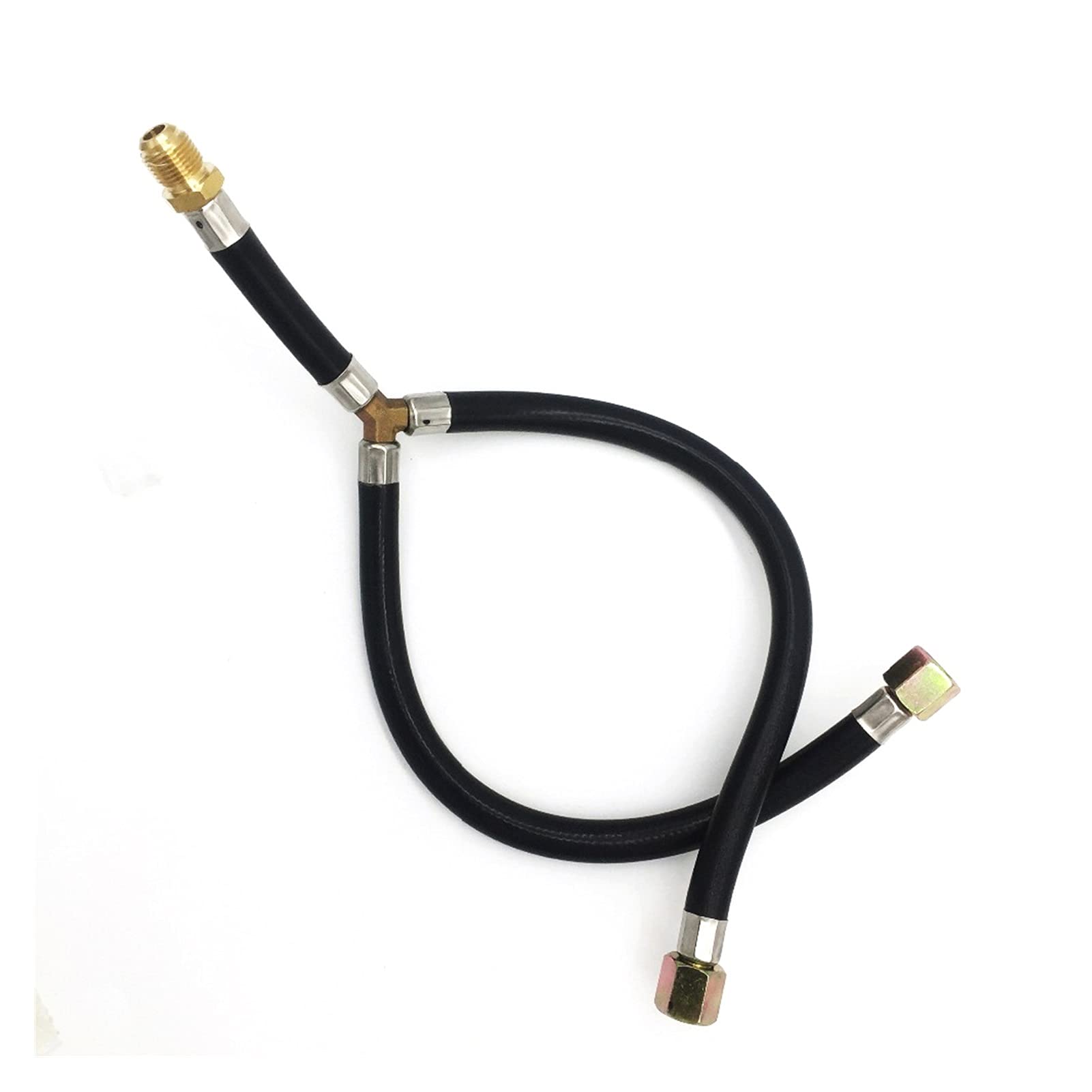 GUYTRM Barbacoa de gas de 3/8 ". PARRILLA Conexión de la manguera flexible de la manguera de la manguera de la manguera de la manguera de la manguera de la manguera de la entrada del ajuste for BARBAC