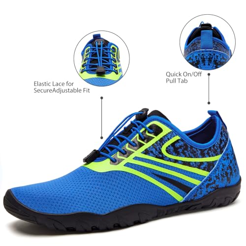 Image of WateLves Water Shoes Mens Womens Barefoot Beach Swim Shoes Quick-Dry Aqua Socks Pool Shoes for Surf Yoga Water Aerobics