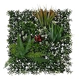 Atmosphera - Tropisches pflanzenquadrat izy grün 50x50cm