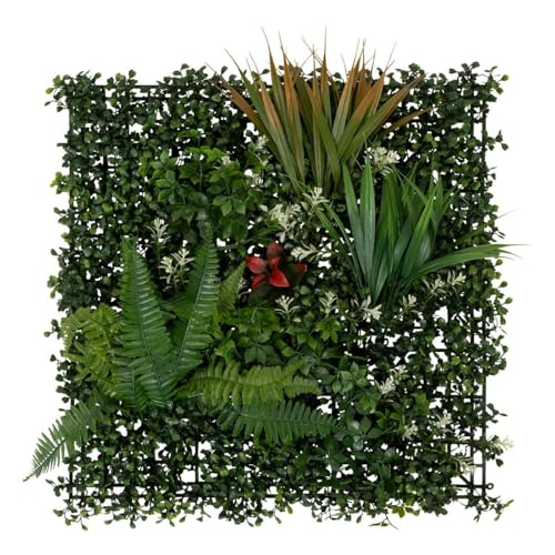 Atmosphera - Tropisches pflanzenquadrat izy grün 50x50cm