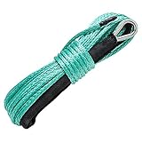 Amplias aplicaciones: se adapta perfectamente a la mayoría de cabrestantes de coches, SUV, ATV y UTV, arados resistentes. Actualiza tu cabrestante con una cuerda de cabrestante sintética más fuerte que los cables de acero tradicionales.