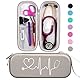 BOVKE Stethoskop Fall für 3M Littmann Classic III, Lightweight II S.E, MDF Acoustica Leichtes Stethoskop, zusätzlicher Raum für medizinische Bandage Schere EMT Trauma Schere und LED Penlights, grau