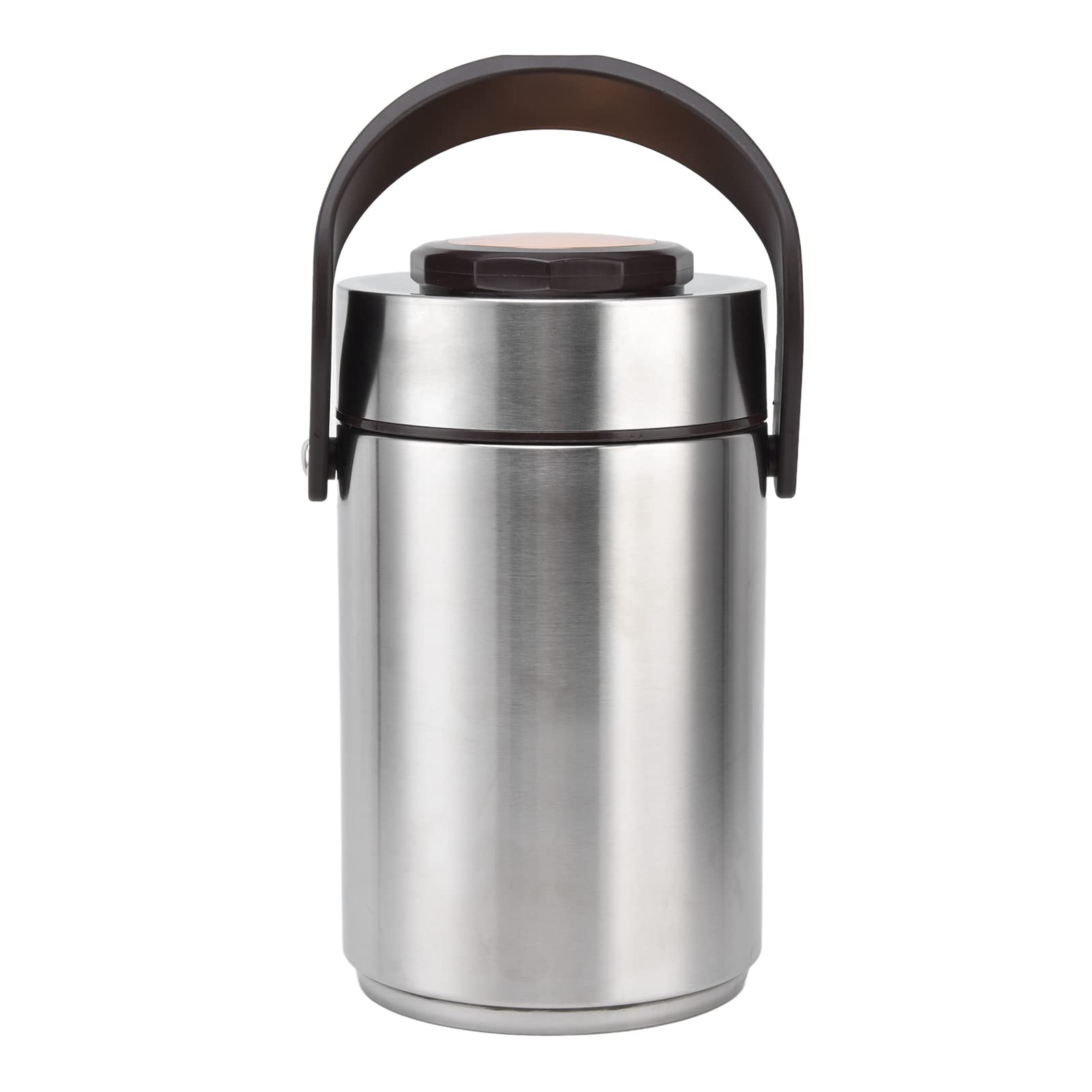 Juego de Fiambreras, Acero Inoxidable 304, 2,3 L, Gran Capacidad, Aislamiento Al Vacío, Fiambreras Apilables Térmicas de Acero Inoxidable (3 niveles) para Adultos y