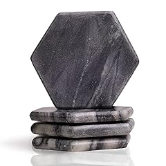 Sleek Black - Hexagon