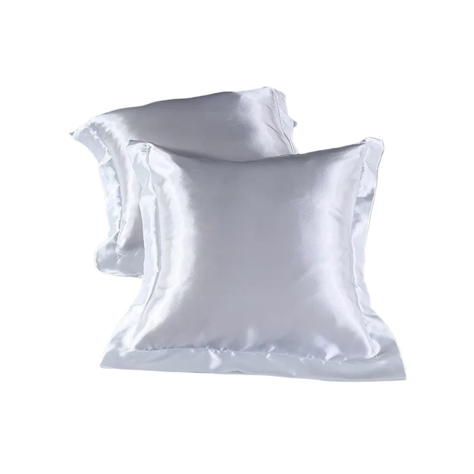Silk Pillowcase Silk Satin Square Pillowcase Throw Pillow Pillowcase Solid Color Washed Silk Simulation Silk 50x50cm