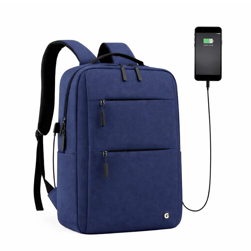 GadgetBite Graphite 20L Laptop Backpack with 15.6" Laptop Compartment, USB Charging Port, Organiser Pockets and Bottle Holder. Ideal for Office, College and Travel — Amazon image 10
