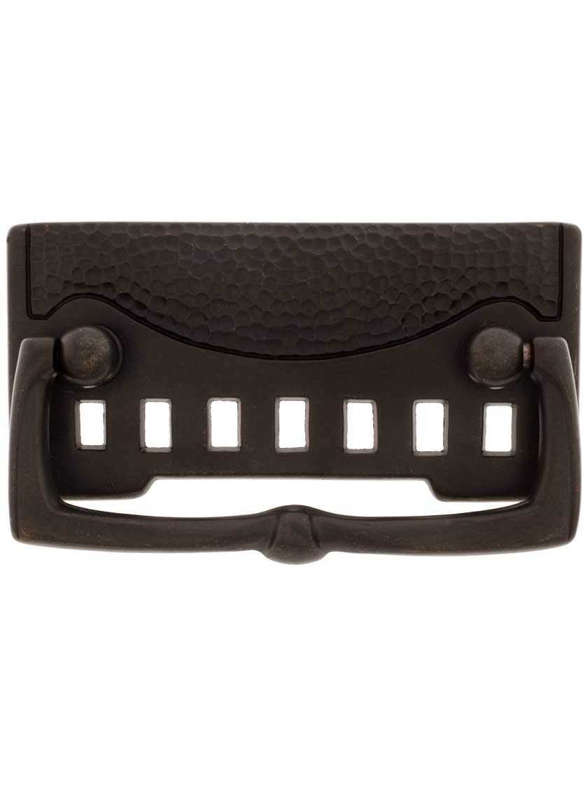 Marella Design06446Z06400.22 Roycroft Bail Pull with Back Plate - 2 1/2 inch Center-to-Center in Old America