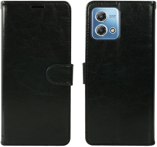Zase Funda tipo cartera para Moto G Stylus 5G (2023), funda profesional, delgada, de piel sintética, cierre magnético con función atril, ranura para