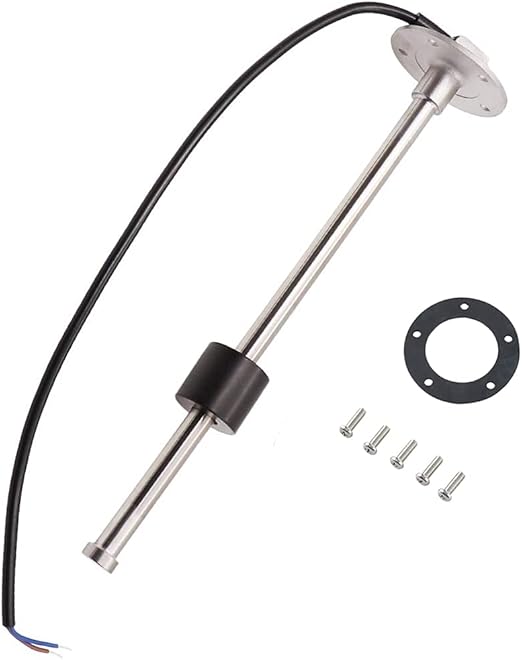 100TECH Marine Fuel Sending Unit 7.5"(190mm) 240-33ohms Boat Fuel Tank Sender Unit RV Gas Gauge Water Level Sensor