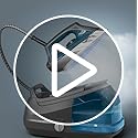 Rowenta, Iron, Stainless Steel Soleplate Professional Steam Station for Clothes, 1.1L Removable Tank, Fast Heat Up, 1800 Watts, Blue Clothes Iron, DG8624