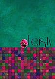 FEISTY - A Journal of Sophistication (Design 8): Teal, Pink, Purple. Design Eight.