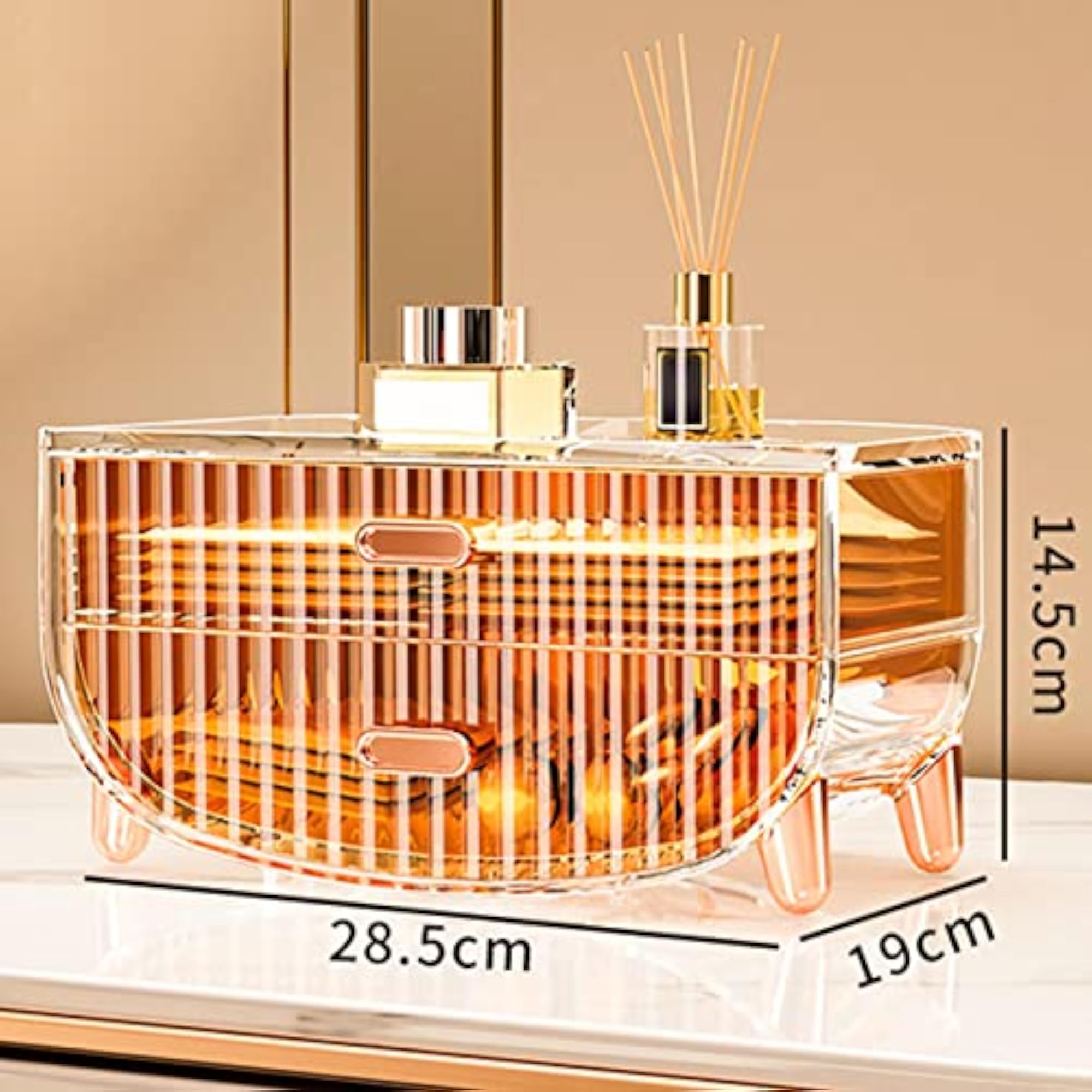 Makeup Case Cosmetic Desktop Storage Rack