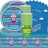 alpaca plateada meneses Ahorro de tiempo: el juego de fiesta temática de videojuegos ofrece una solución completa sin platos adicionales y sin lavar los platos, lo que simplifica el proceso de preparación y te da más tiempo para disfrutar de tus amigos y familiares.