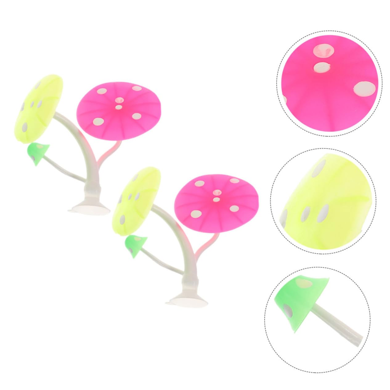 BESPORTBLE Plante Cachette 6 Pièces Lit De pour Aquarium Hamac Betta Feuille De Betta Au Betta Plante Au Hamac Feuille De Betta Fausse Plante Plantes Couche Double Gel De Silice Accessoires