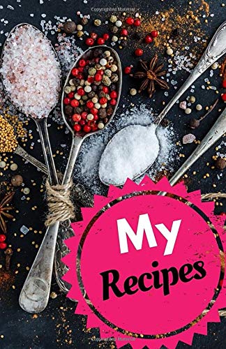Recipes and Shit: Your Special Recipes and Notes for Your Favorite | 100 pages size 5.5x8.5 | Cover 4