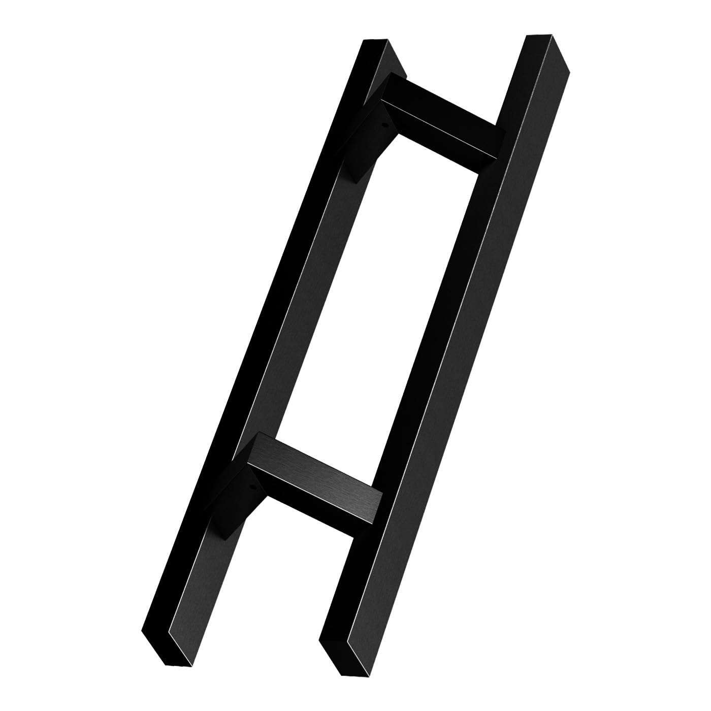 PINOX Pochwyt do drzwi dwustronny 200x300 prosty skośny 45° Czarna Antaba INOX