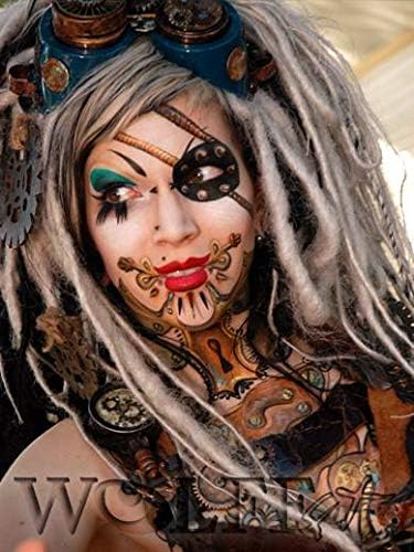 Wolfe F/X Essential Colors Face Paint - Black (45 gm) - Image 4