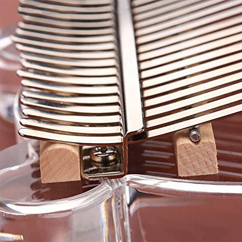 Eidoct – Piano à pouce kalimba transparent à 17 touches avec étui en EVA et support en bois, cadeau musical pour enfants… - Les Beatles, Paul McCartney, John Lennon, RIngo Starr, George Harrison Eidoct – Piano à pouce kalimba transparent à 17 touches avec étui en EVA et support en bois, cadeau musical pour enfants… – Image 6